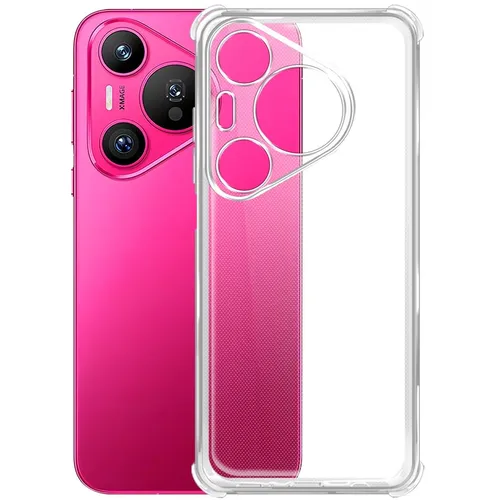 Чехол (клип-кейс) BORASCO Bumper Case, для Huawei Pura 70, противоударный, прозрачный [73430]