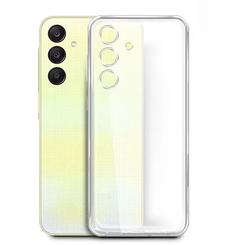 Чехол (клип-кейс) BORASCO Silicone Case, для Samsung Galaxy A25, прозрачный [72886]