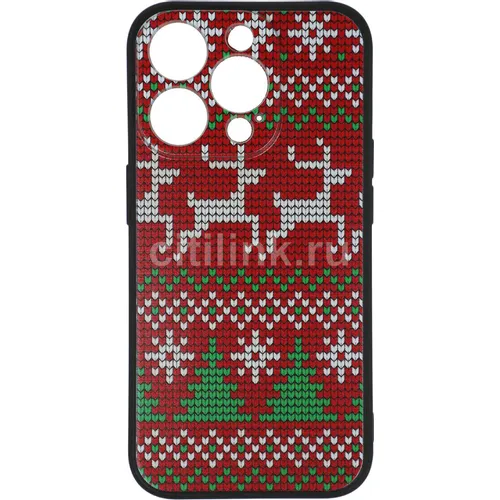 Чехол (клип-кейс) Redline mObility art, для Apple iPhone 15 Pro, черный [ут000038146]