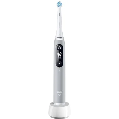 Электрическая зубная щетка Oral-B iO Series 6 Grey Opal, насадки для щётки: 5 шт, цвет: серый [io_s6_grey opal]