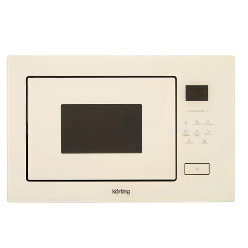 Встраиваемая микроволновая печь Korting KMI 827 GB, 26л, 900Вт, бежевый