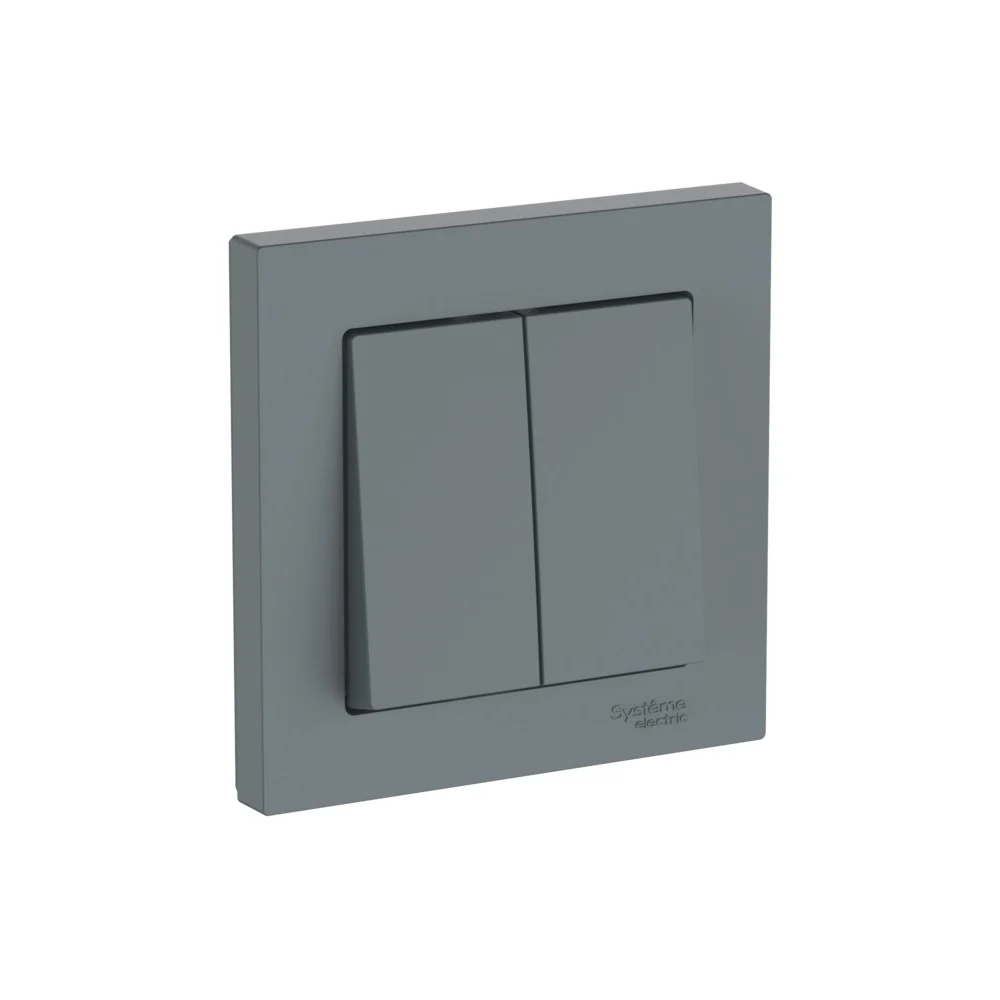 2-клавишный выключатель Systeme Electric ATLASDESIGN ATN000752S