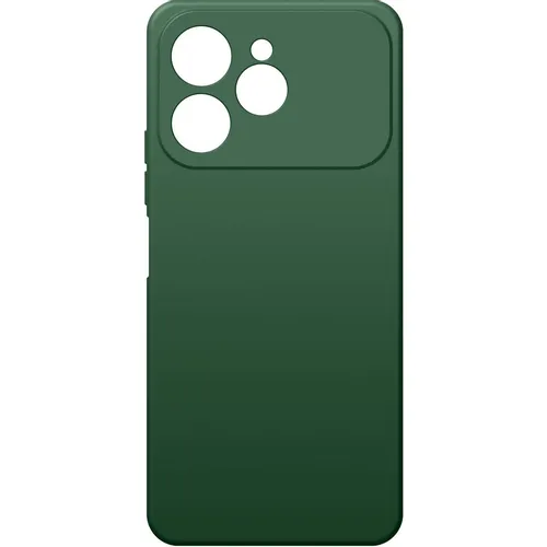Чехол (клип-кейс) BORASCO Silicone Case, для Tecno Spark 40, зеленый опал [75479]