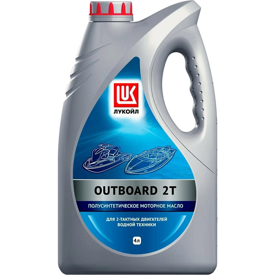 Моторное масло Lukoil Outboard 2T, 4 л