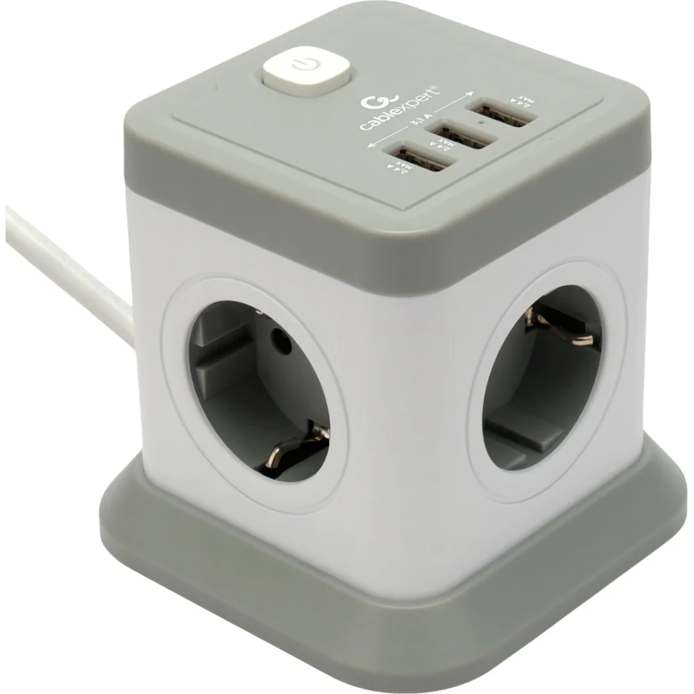 Сетевой фильтр Cablexpert Tower 3XUSB