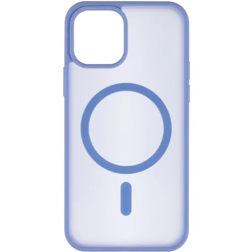 Чехол (клип-кейс) ZIBELINO Matte Shield, для Apple iPhone 12, противоударный, лавандовый [zms-apl-12-msd-lav]