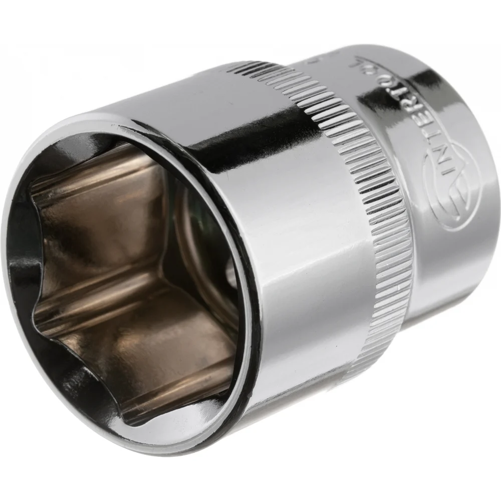 Головка шестигранная 23 мм 1/2&quot Cr-V INTERTOOL ET-0023