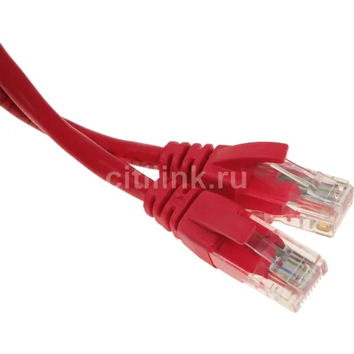 Патч-корд ExeGate UTP-RJ45-RJ45-5E-1M-RD