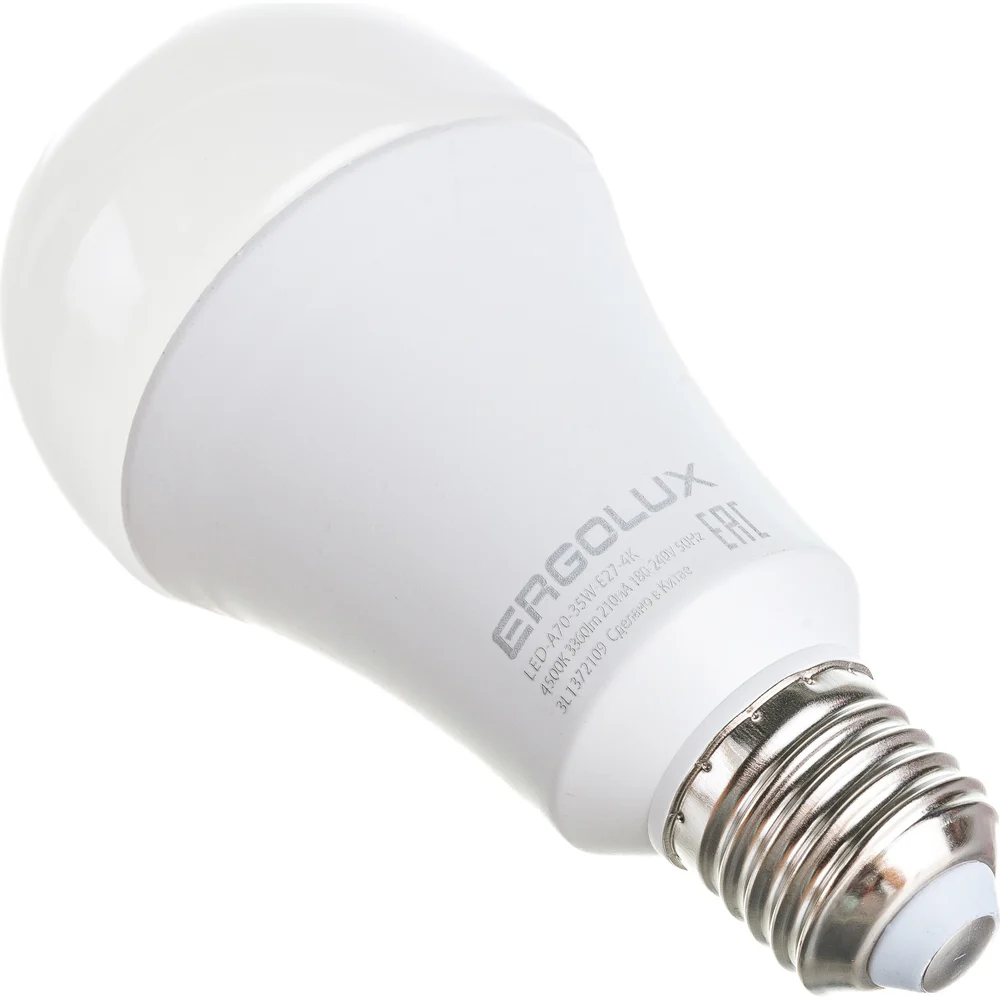 Светодиодная лампа Ergolux LED-A70-35W-E27-4K