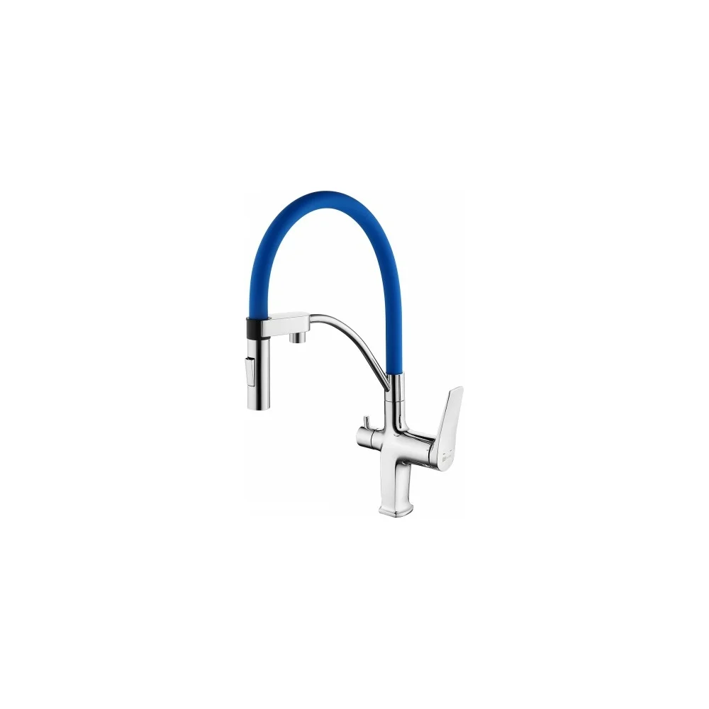 Смеситель для кухни Lemark Comfort LM3074C-BLUE