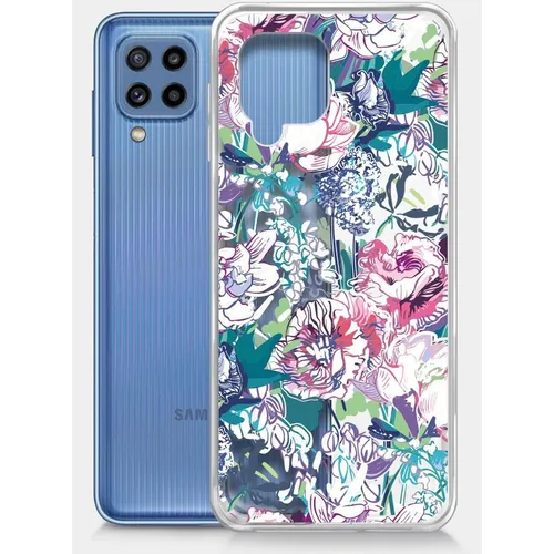 Чехол (клип-кейс) BORASCO ArtWorks, для Samsung Galaxy M32, прозрачный/рисунок [51432]