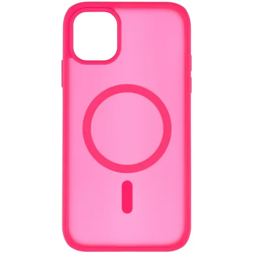 Чехол (клип-кейс) ZIBELINO Matte Shield, для Apple iPhone 11, противоударный, фуксия [zms-apl-11-msd-fuc]