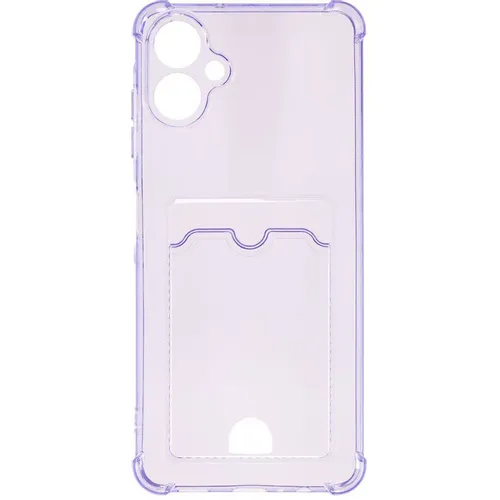 Чехол (клип-кейс) ZIBELINO Silicone Card Holder, для Samsung Galaxy A06, сиреневый [zsch-sam-a06-cam-lil]