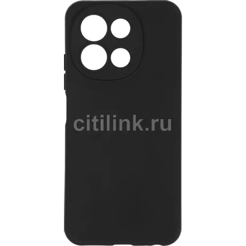 Чехол (клип-кейс) BORASCO Silicone Case, для Tecno Spark 30 5G, черный [73877]