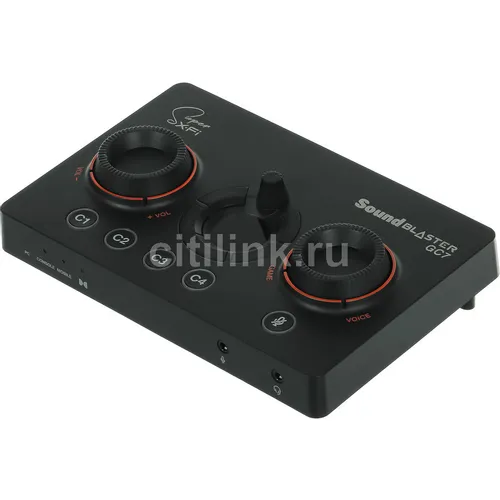 Звуковая карта USB Creative Sound BlasterX GC7, 7.1, Ret [70sb185000000]