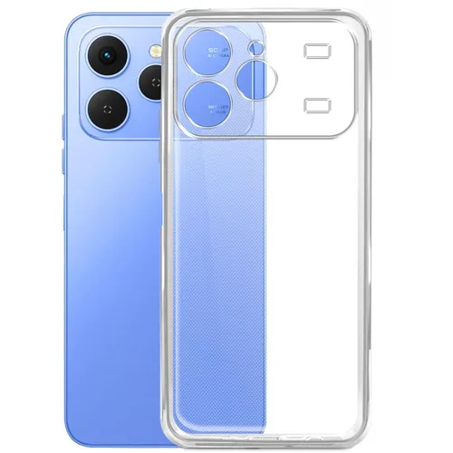 Чехол (клип-кейс) BORASCO Silicone Case, для Tecno Spark 40, прозрачный [75631]