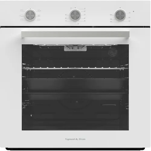 Духовой шкаф электрический ZIGMUND & SHTAIN E 151 W, 72л, дверца с 2 стеклами, белый