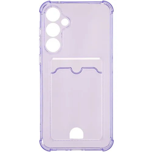 Чехол (клип-кейс) ZIBELINO Silicone Card Holder, для Samsung Galaxy A55, сиреневый [zsch-sam-a55-cam-lil]