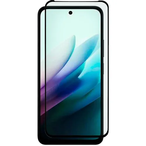 Защитное стекло для экрана ZIBELINO для Xiaomi Redmi 15 5G антиблик, 5D, 1 шт, черный [ztg-5d-xmi-rdm15-blk]
