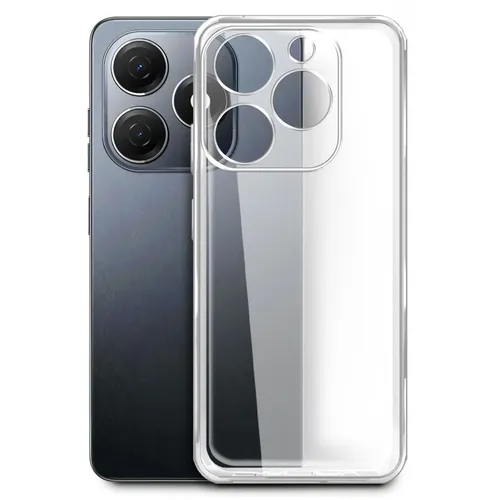Чехол (клип-кейс) BORASCO Silicone Case, для Tecno Spark 20, прозрачный [72688]