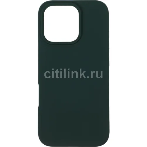 Чехол (клип-кейс) BORASCO Microfiber Case, для Apple iPhone 16 Pro, зеленый опал [73690]