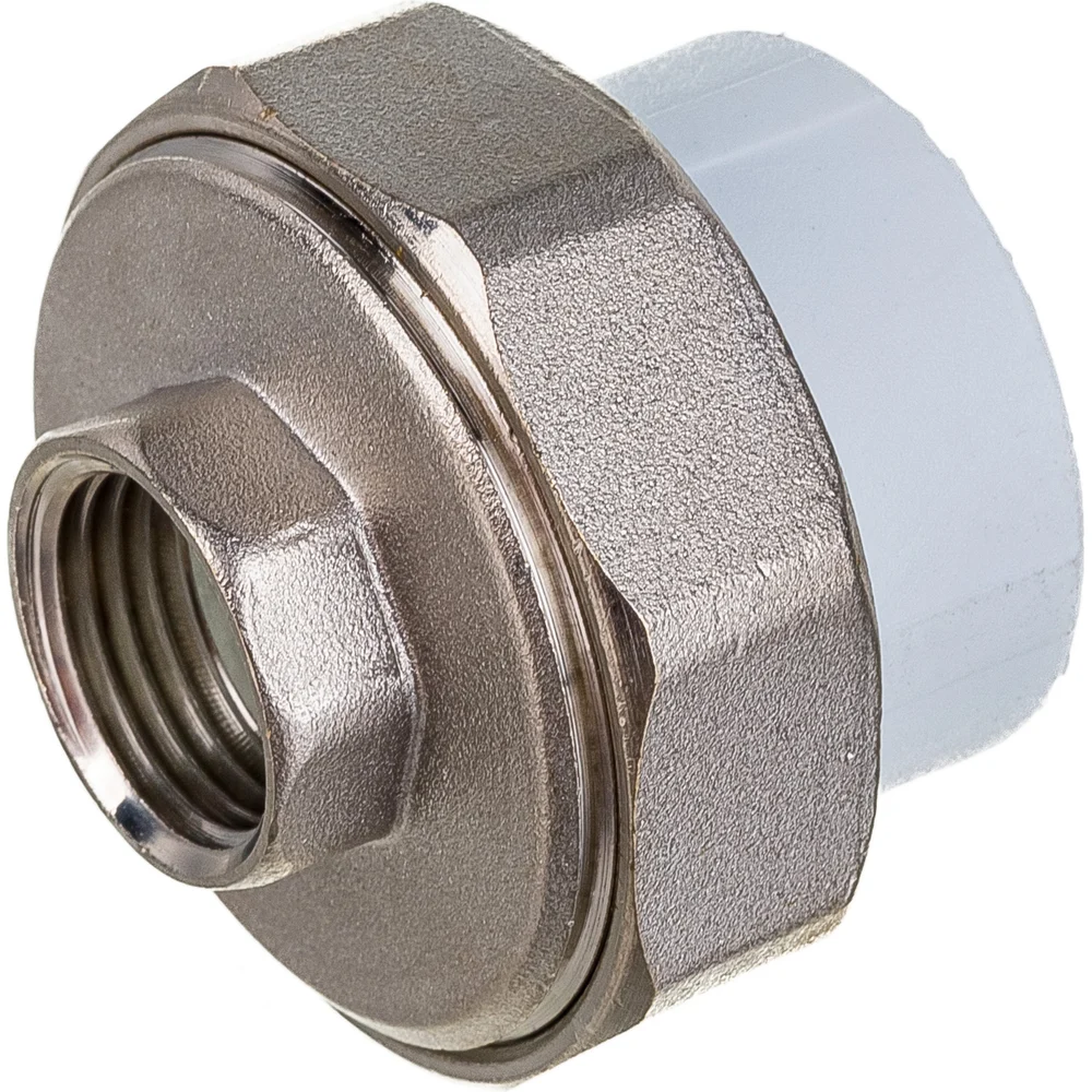 Комбинированная муфта VALFEX PP-R белая, разъем 32х1/2 дюйма ВР 10155215 127-1644