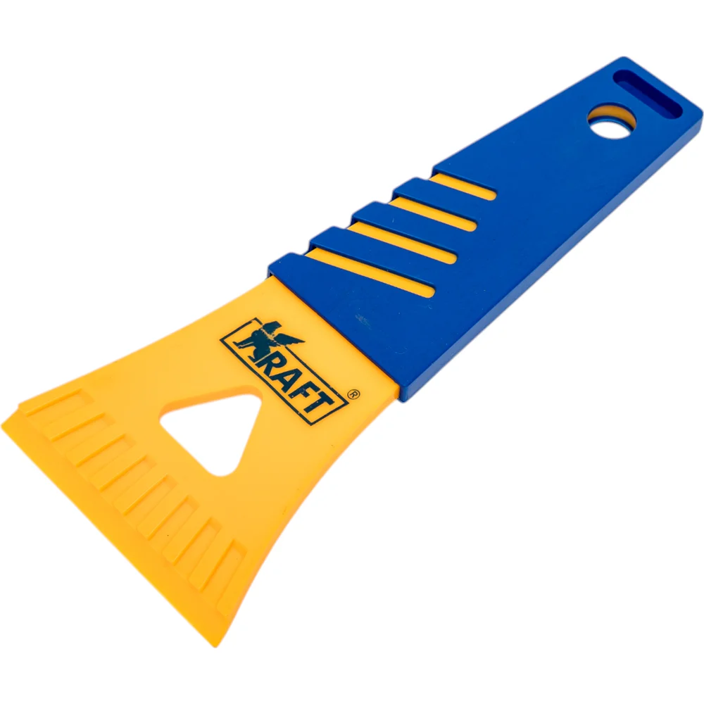 Скребок с резиновой ручкой 18 см KRAFT KT 835234
