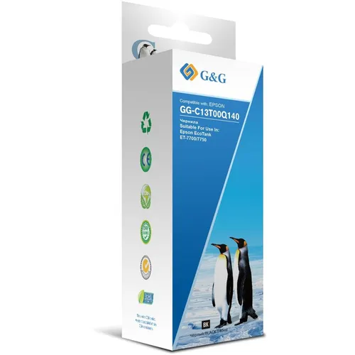 Чернила G&amp;G GG-C13T00Q140 черный пигментный 140 мл для Epson GG-C13T00Q140