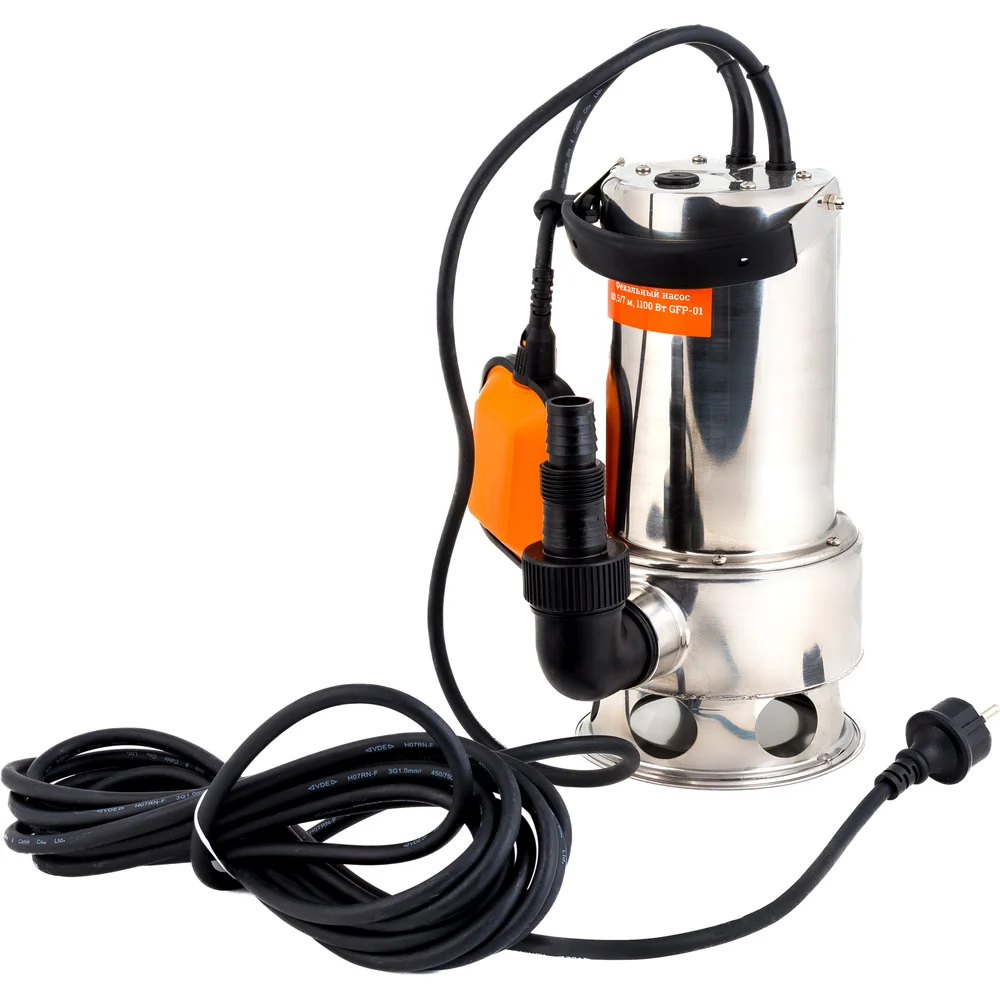 Фекальный насос 10,5/7 м 1100 Вт Gigant GFP-01