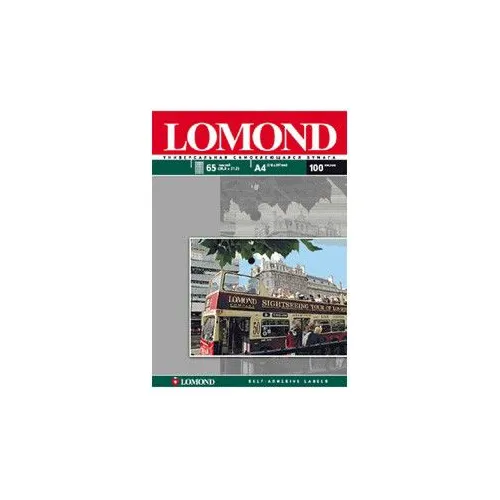 Фотобумага Lomond A4, для струйной печати, 25л, 190г/м2, белый, покрытие матовое [0102036]