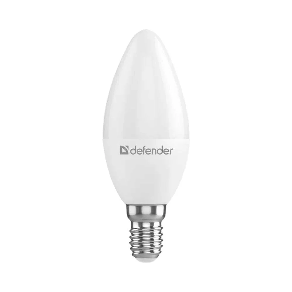 Светодиодная лампочка Defender C37-8W-865-E14