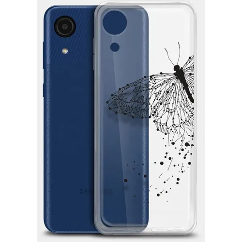 Чехол (клип-кейс) BORASCO ArtWorks, для Samsung Galaxy A03 Core, прозрачный/рисунок [51378]