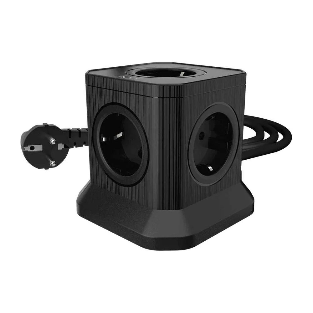 Сетевой фильтр настольный AGNI TP-VE4U5E-3M-BLACK