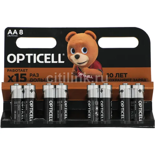 AA Батарейка OPTICELL Basic LR6, 8 шт.