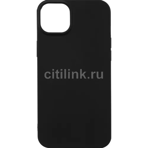 Чехол (клип-кейс) BORASCO Silicone Case, для Apple iPhone 14 Plus, черный [70802]