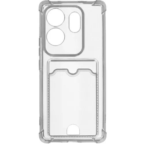 Чехол (клип-кейс) ZIBELINO Silicone Card Holder, для Infinix Zero 30 4G, прозрачный [zsch-inf-z30-cam-trn]