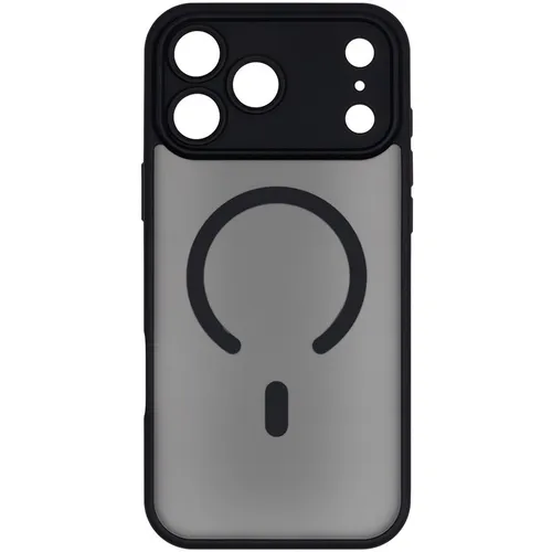 Чехол (клип-кейс) ZIBELINO Matte Shield, для Apple iPhone 17 Pro Max, противоударный, черный [zms-apl-17-pro-max-msd-blk]