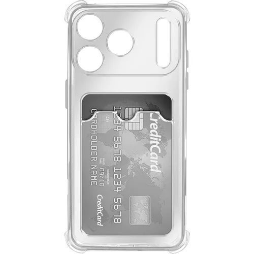 Чехол (клип-кейс) BORASCO Bumper Case, для Apple iPhone 17 Pro, противоударный, прозрачный [75701]