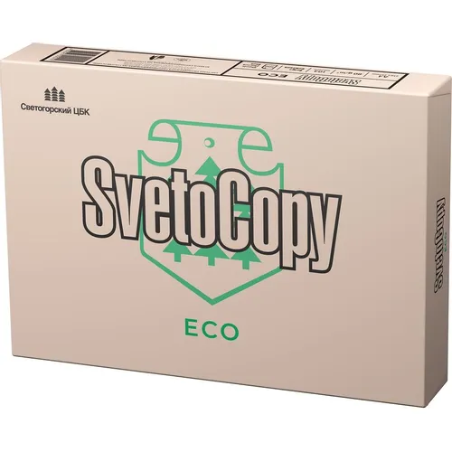 Бумага SVETOCOPY Eco, A4, офисная, 500л, 80г/м2, слоновая кость 5 шт./кор.