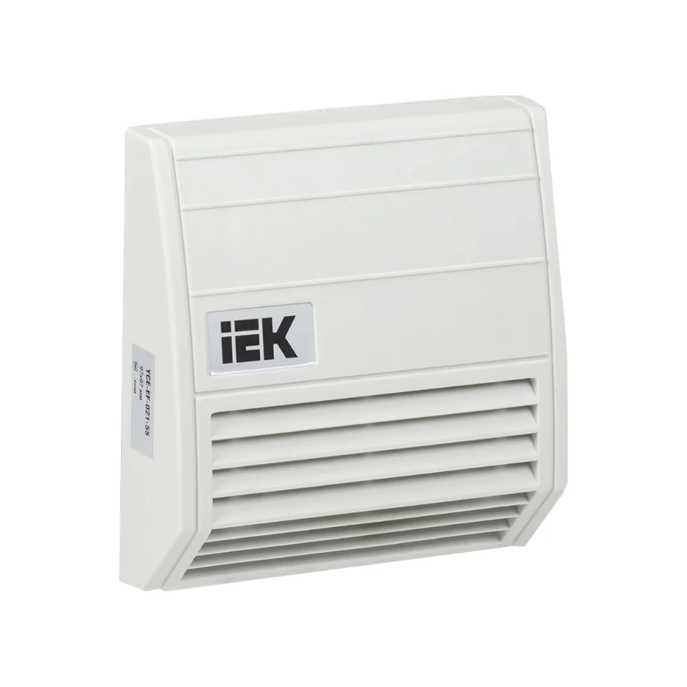 Фильтр с защитным кожухом 97x97мм для вентилятора 21 м3/час IEK YCE-EF-021-55