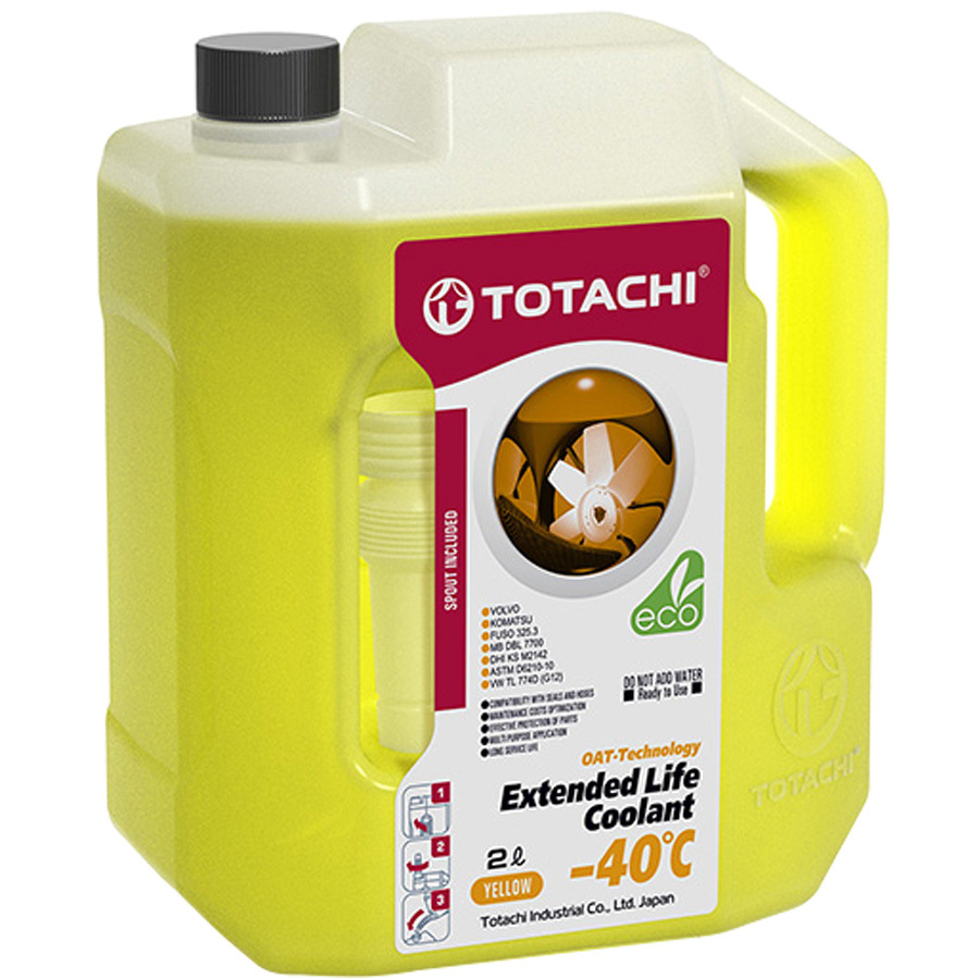 Антифриз Totachi Extended Life Coolant желтый -40 2л