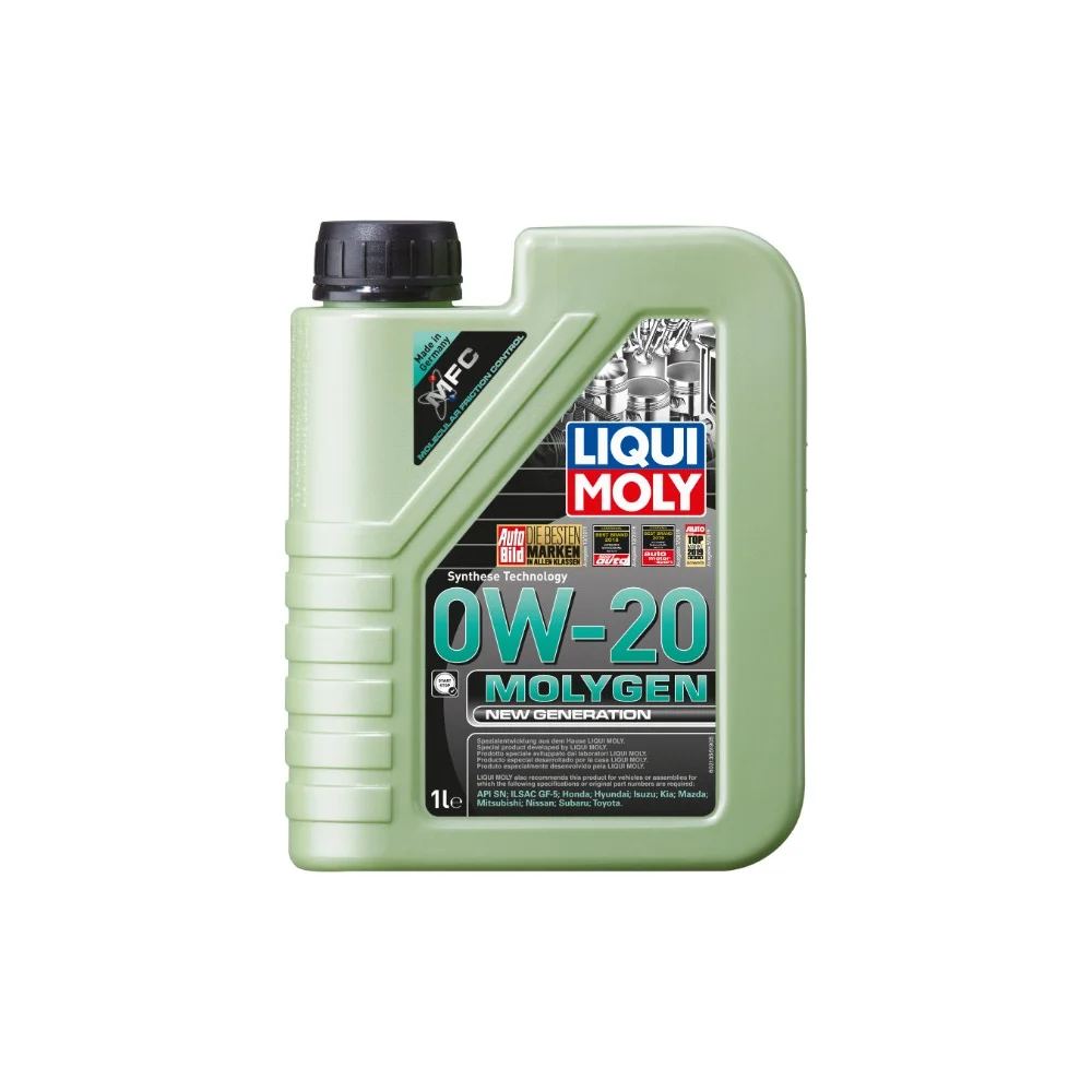 НС-синтетическое моторное масло Molygen Generation 0W-20