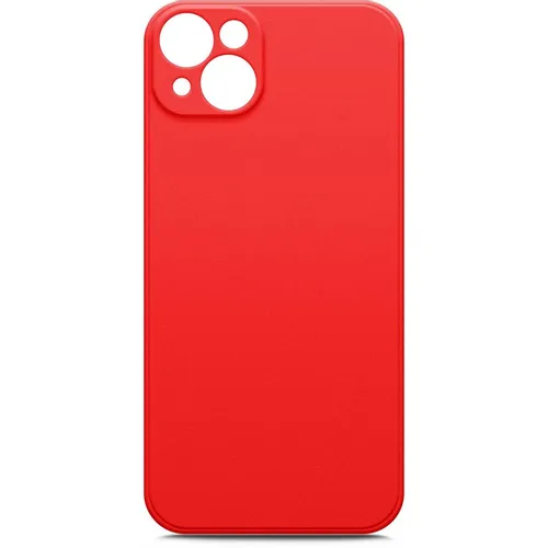 Чехол (клип-кейс) BORASCO Microfiber Case, для Apple iPhone 14 Plus, красный [70805]