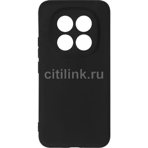 Чехол (клип-кейс) BORASCO Silicone Case, для Xiaomi Redmi Note 15 Pro+ 5G, черный [76159]