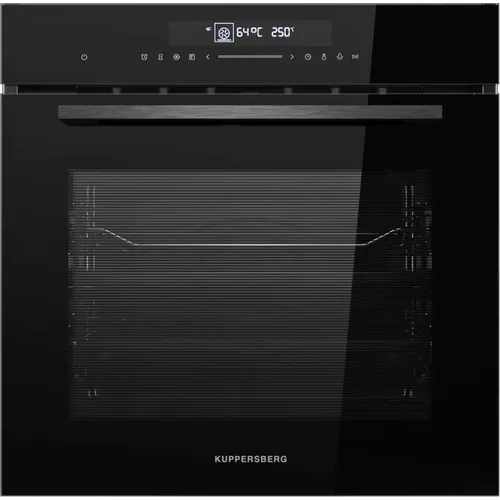 Духовой шкаф электрический KUPPERSBERG HT 613, 72л, дверца с 3 стеклами, черный