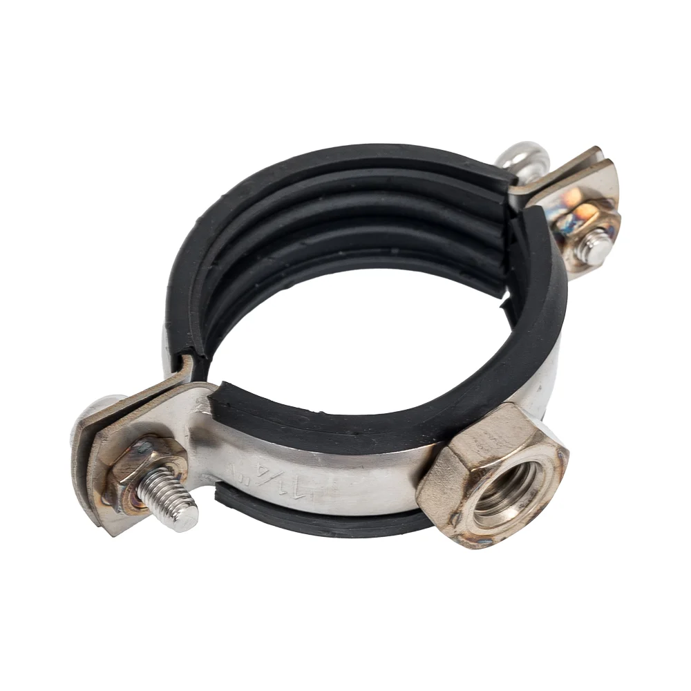 Хомут трубный нержавеющий MGF 1 1/4" (42-47 мм) М10 2-31-10-2-42-47