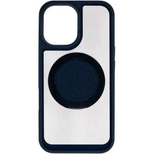 Чехол (клип-кейс) ZIBELINO Ring Stand 360, для Apple iPhone 16, синий [zrs-apl-16-360-blu]