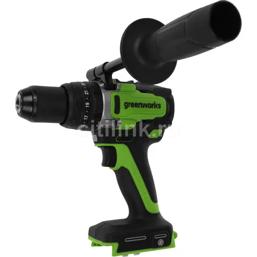Ударная дрель-шуруповерт GREENWORKS GD24DD140