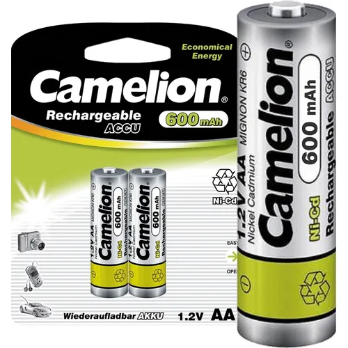 AA Аккумуляторная батарейка CAMELION NC-AA600BP2