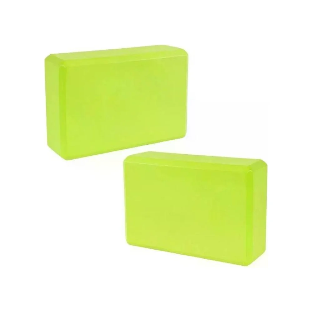 Набор блоков для йоги Nonstopika ZDKBLOCK7.5GREEN